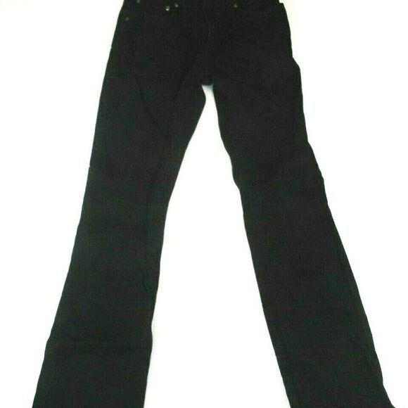 NUDIE Jeans Slim Jim Black Black Twill Adult Size 28/32 Men's Denim - Picture 3 of 10